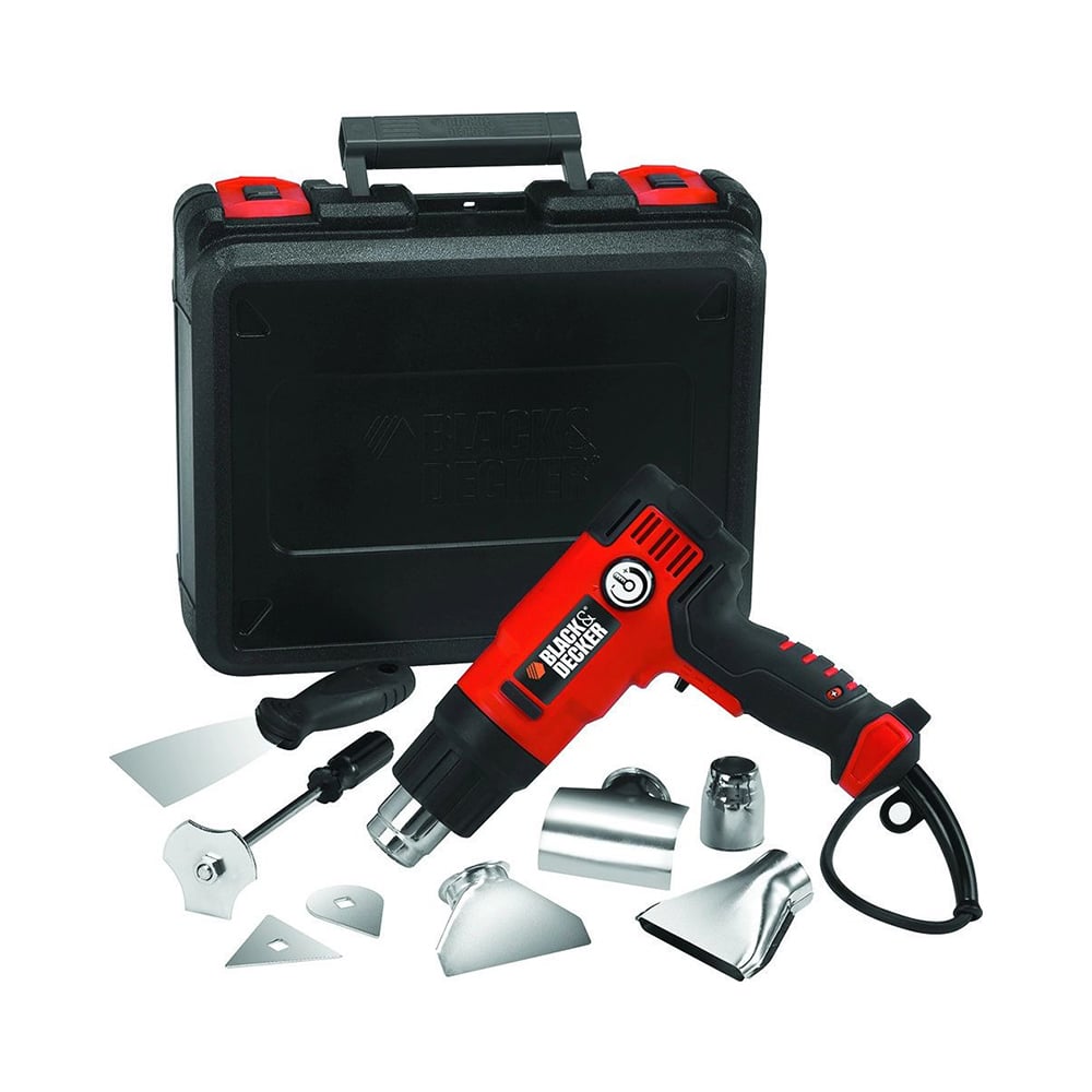 Black & Decker KX2200K Heat Gun 2000W with Temperature Adjustment up to 645°C (KX2200K-QS) (BDEKX2200K-QS)