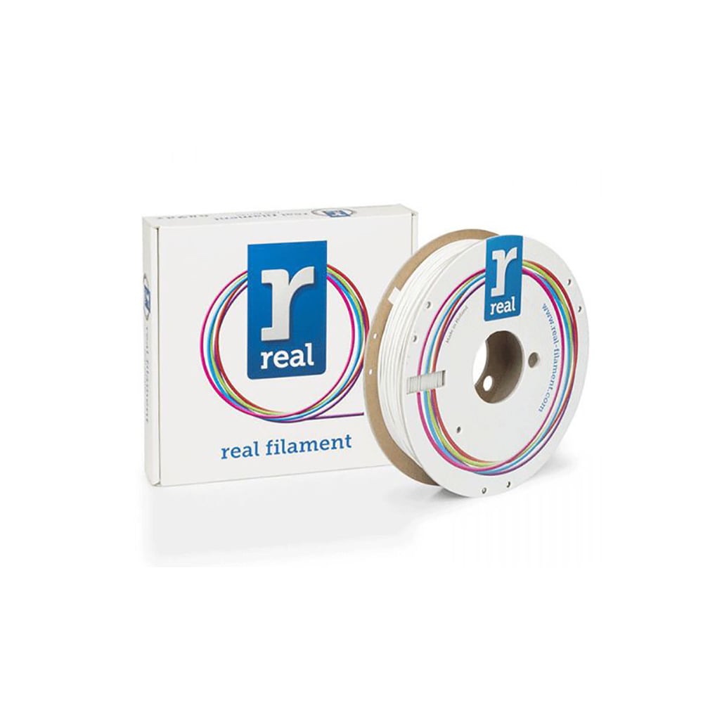 REAL PLA Recycled 3D Printer Filament - White - spool of 5Kg – 1.75mm (REALPLARWHITE5000MM175)