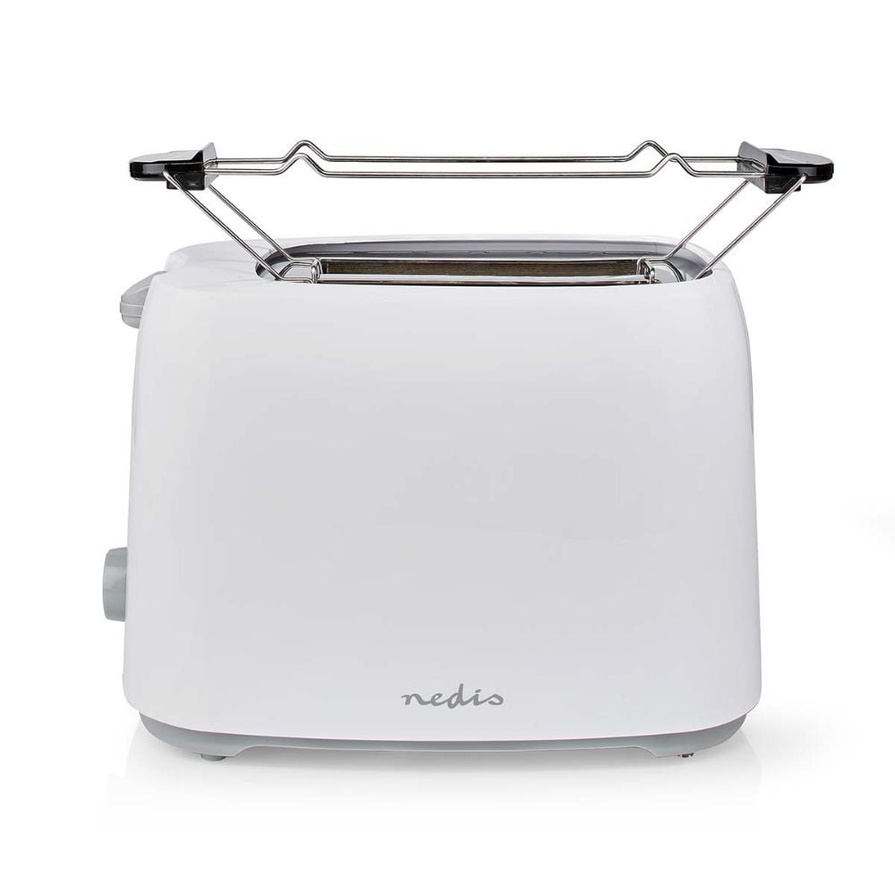 Nedis 2-Slot Toaster 750W White (KABT250EWT) (NEDKABT250EWT)