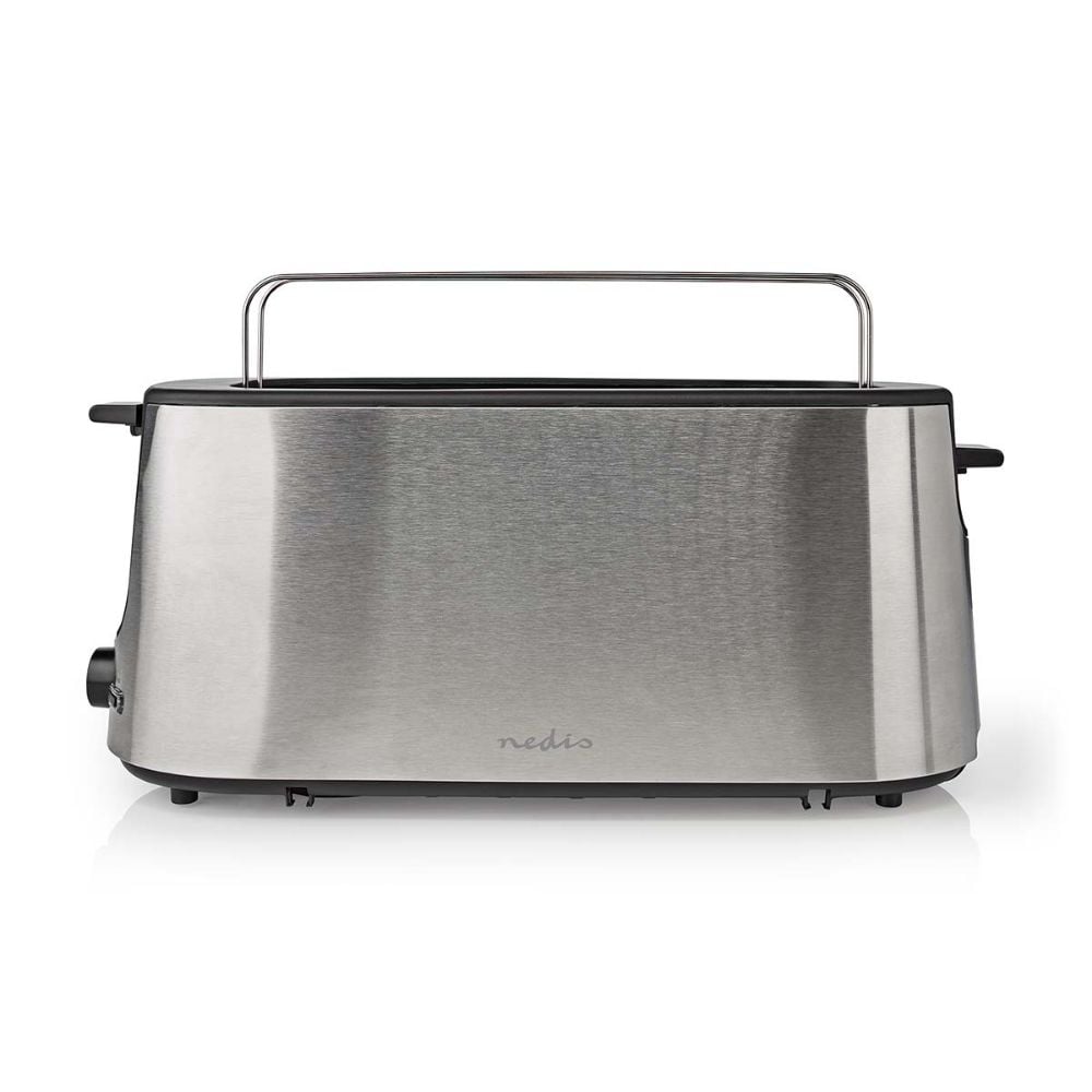 Nedis 1-Slot Toaster 1000W Inox