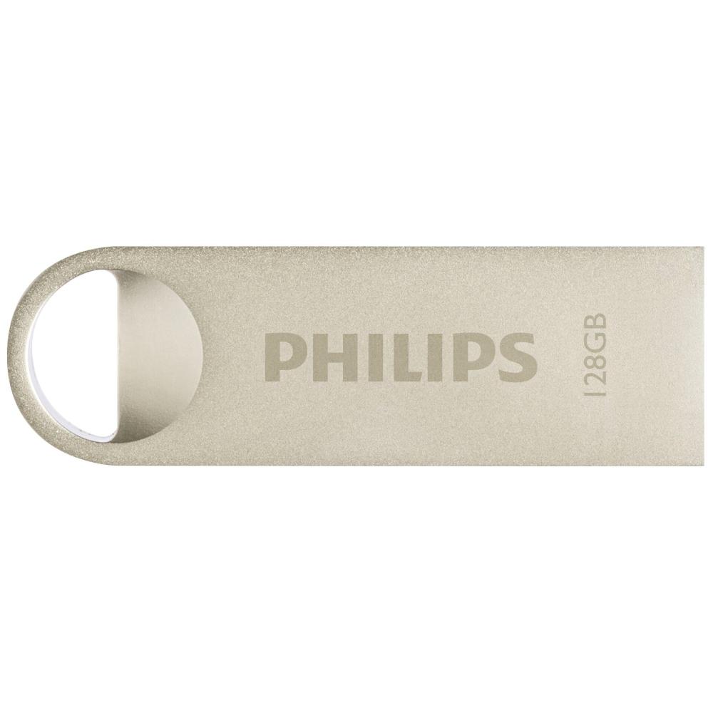 Philips Moon 128GB USB 2.0 Stick Silver (FM12FD160B/00) (PHIFM12FD160B-00)