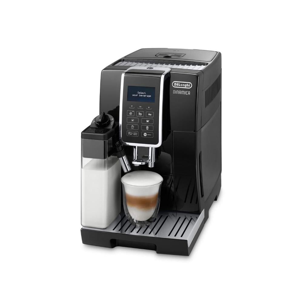 De'Longhi Dinamica Automatic Espresso Machine 1450W 15bar Pressure for Cappuccino with Grinder Black (ECAM350.55.B)