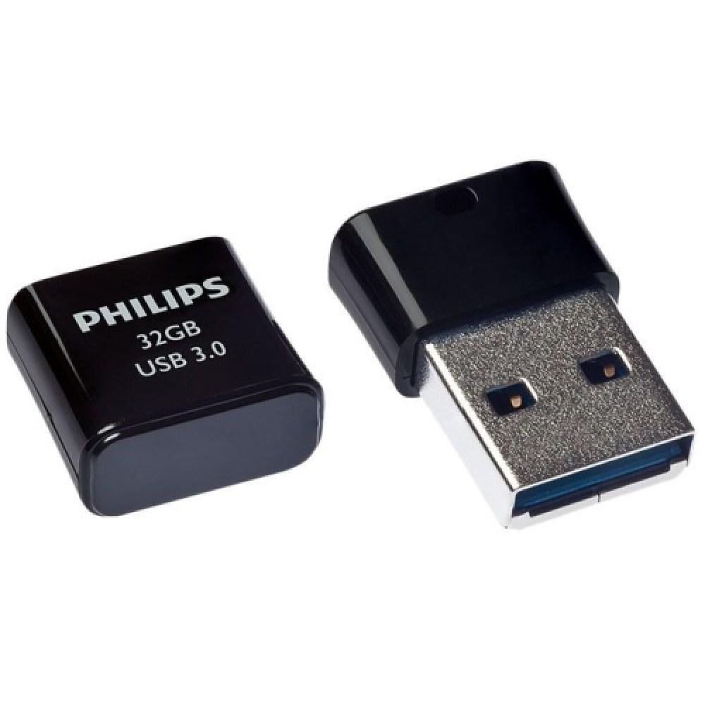 Philips Pico 32GB USB 3.0 Stick Black (FM32FD90B/00) (PHIFM32FD90B-00)