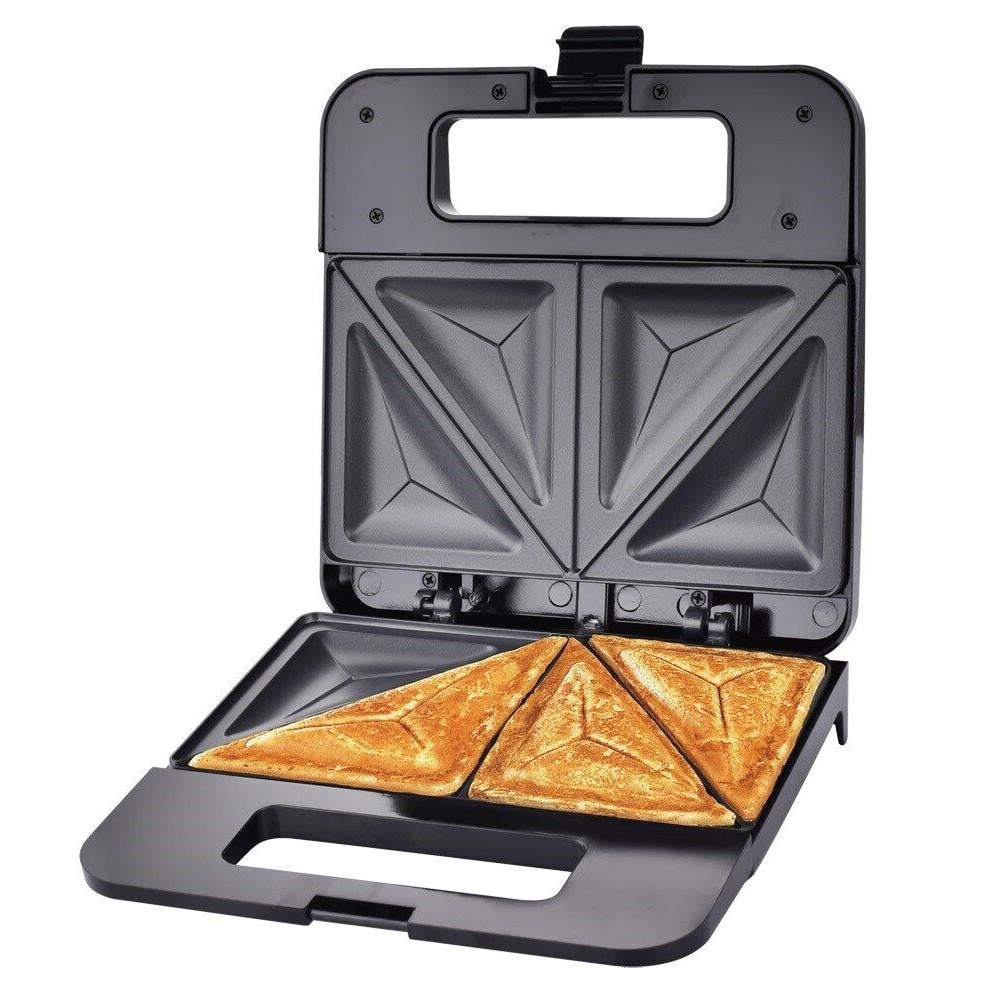 Esperanza Sandwich Maker for 2 Toasts 1000W Black (EKT010)
