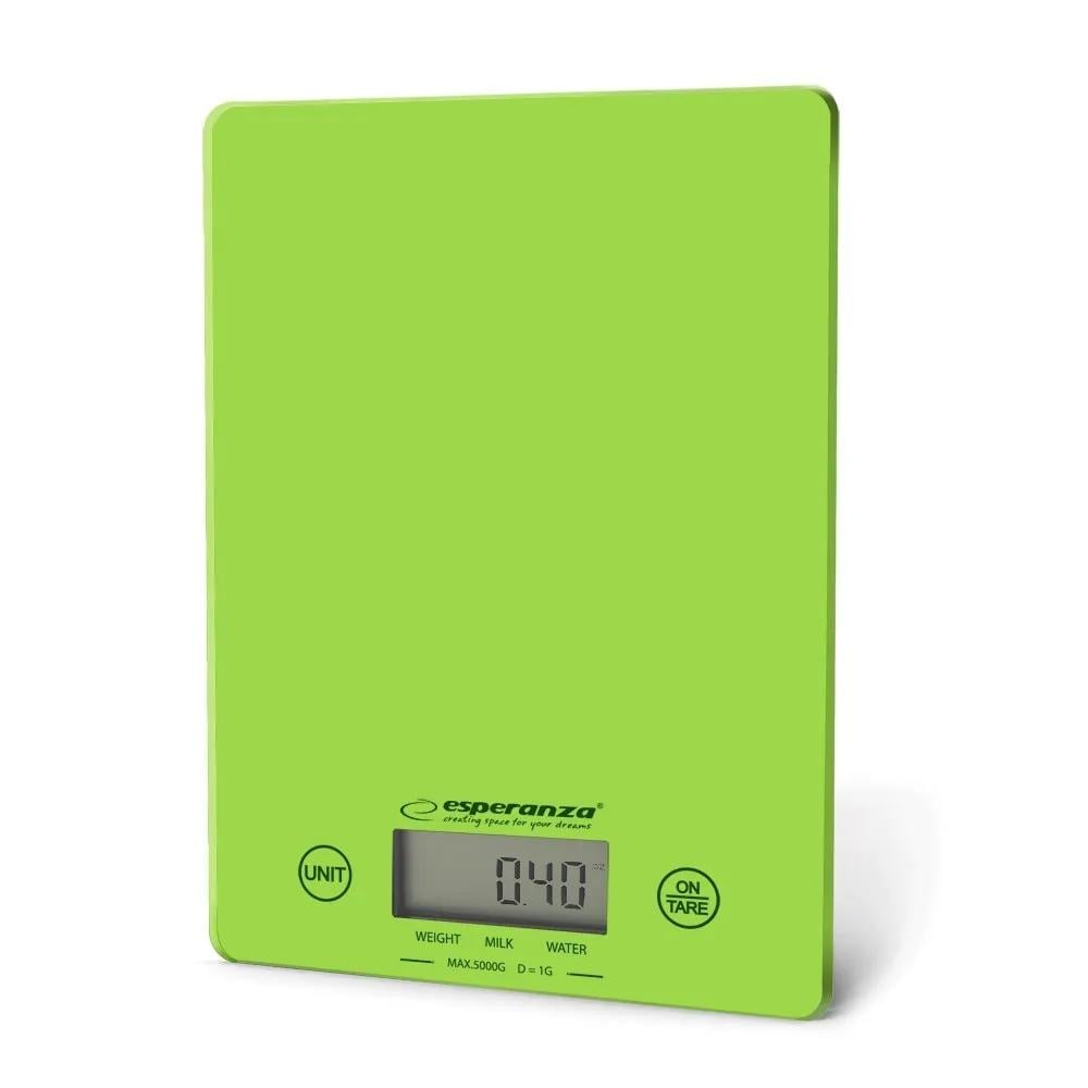 Esperanza G Digital Kitchen Scale 1g/5kg Green Yellow (EKS002G)