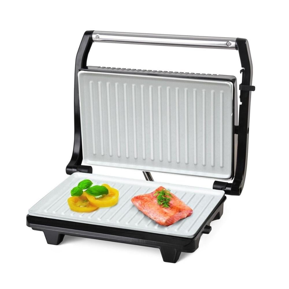 Esperanza Taleggio Sandwich Maker with Ceramic Plates for 2 Sandwiches 750W Inox (EKG006) (ESPEKG006)