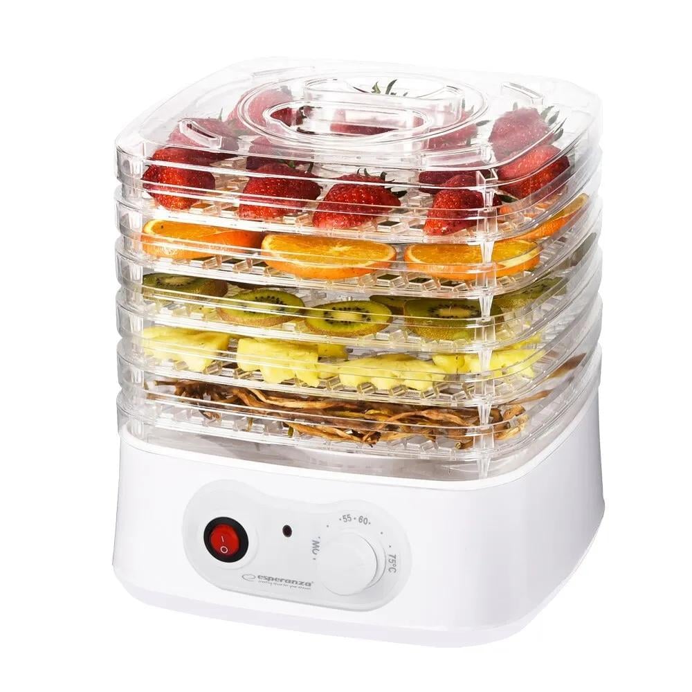 Esperanza Food Dehydrator with 4 Trays and Adjustable Temperature 40-70°C (EKD004)