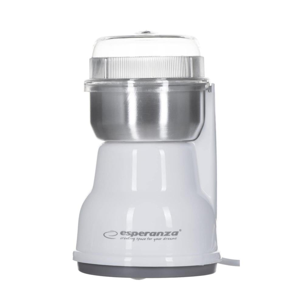 Esperanza Electric Coffee Grinder 160W with 50g Capacity White (EKC002W) (ESPEKC002W)