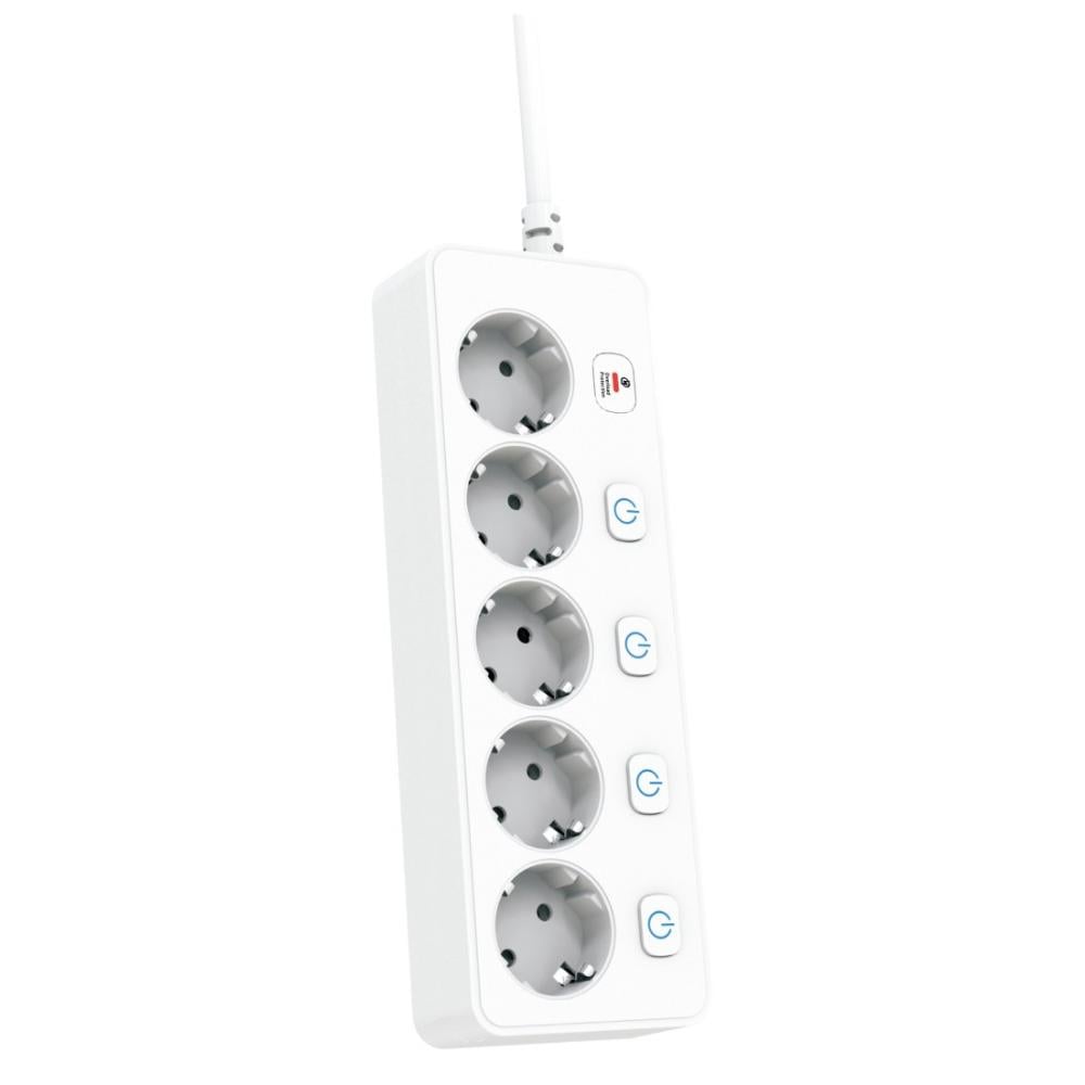TU-XIN Surge Protector Power Strip White (TX-5EU-SO-W) (TUXTX-5EU-SO-W)