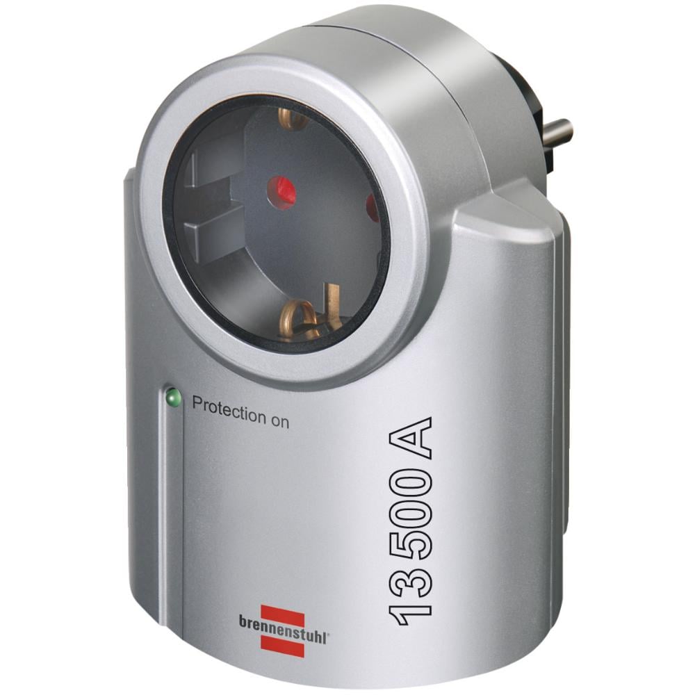 Brennenstuhl Primera-Line Surge Protection Adapter with Operation Indicator and Max Leakage Current 13,500A (1506950) (BNN1506950)