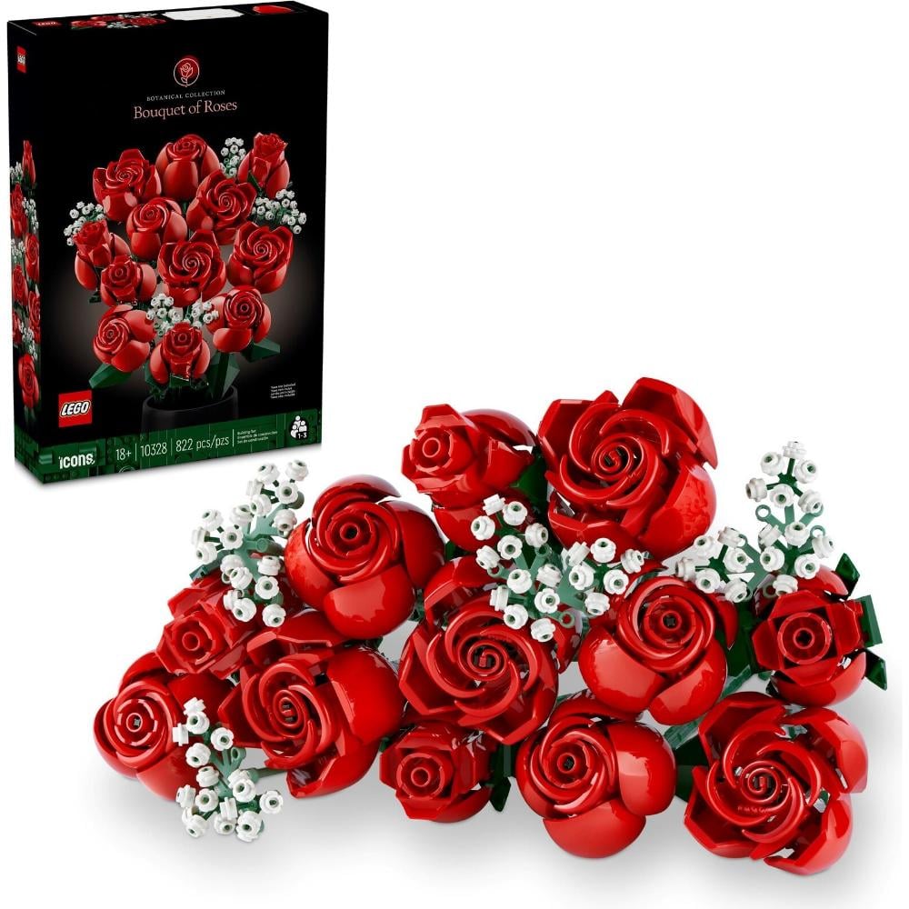 Lego Botanical Collection Bouquet Of Roses for 18+ Years 822pcs (10328)