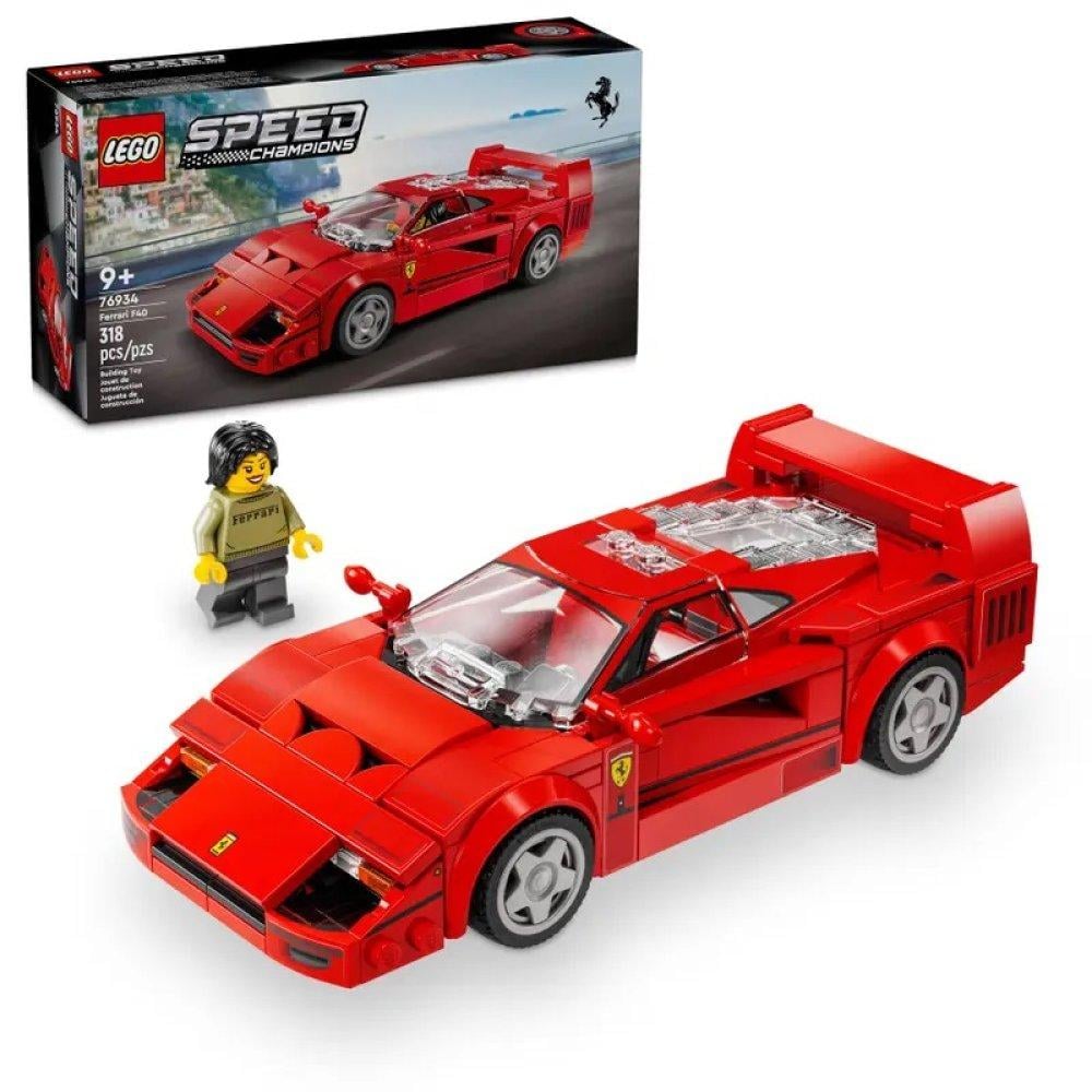 Lego Speed Champions Ferrari F40 for Ages 9+ 318pcs (76934)