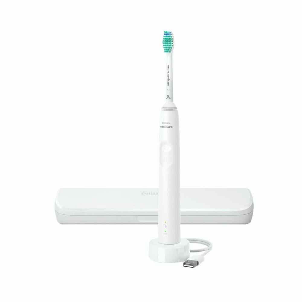 Philips 3100 Series Electric Toothbrush with Timer and Pressure Sensor White (HX3673/13)