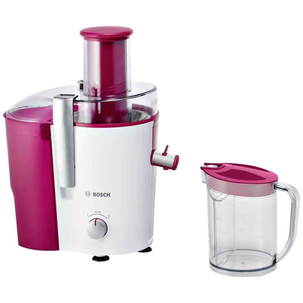 Bosch MES25C0 Juice Maker Centrifugal Juicer 700 W Cherry Fruit, Transparent, White (MES 25C0) (BSHMES25C0)