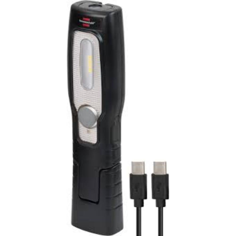 Brennenstuhl HL 201 A Rechargeable LED Work Light with 2 Light Sources 250lm and 70lm with Hook and Magnet (1175430020) (BNN1175430020)