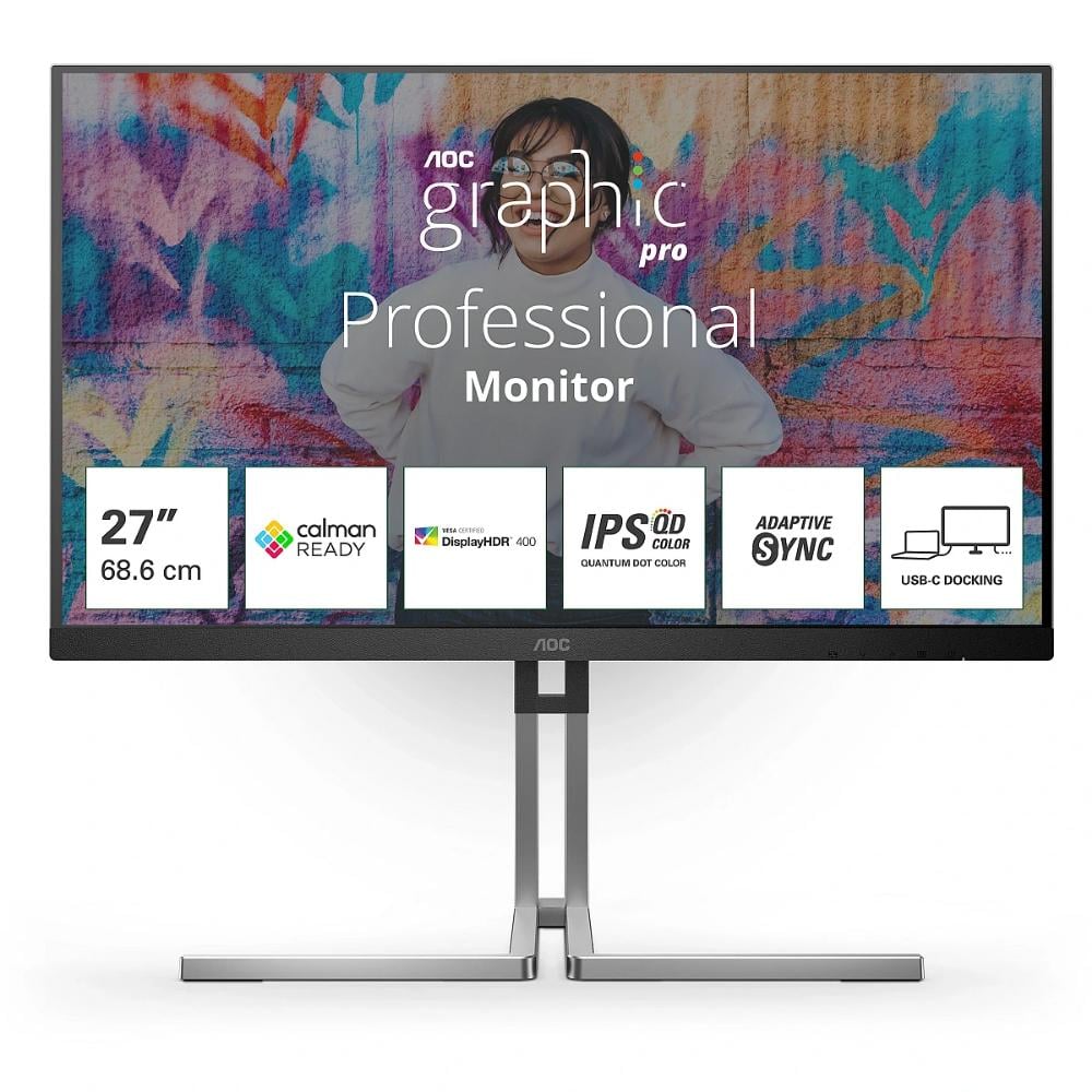 AOC Q27U3CV QHD Graphic Pro Monitor 27'