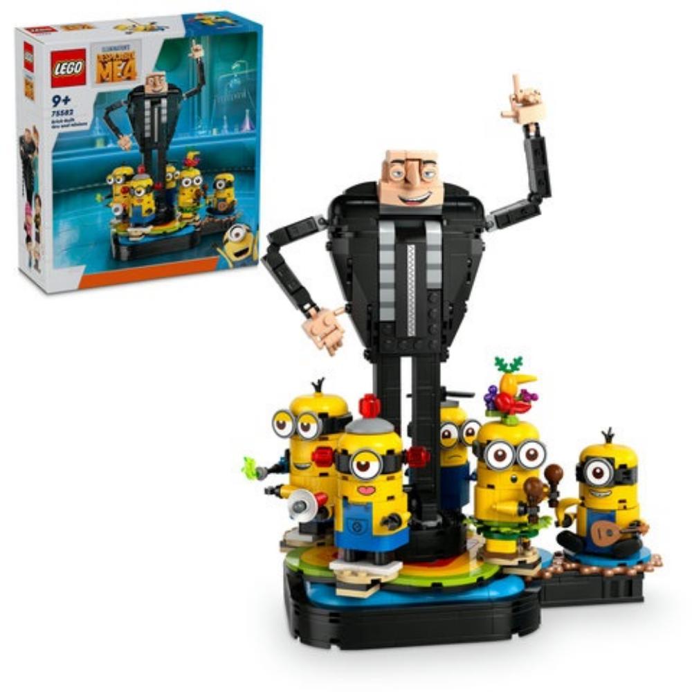 Lego Minions Gru And The Minions Made Ofbricks (75582)