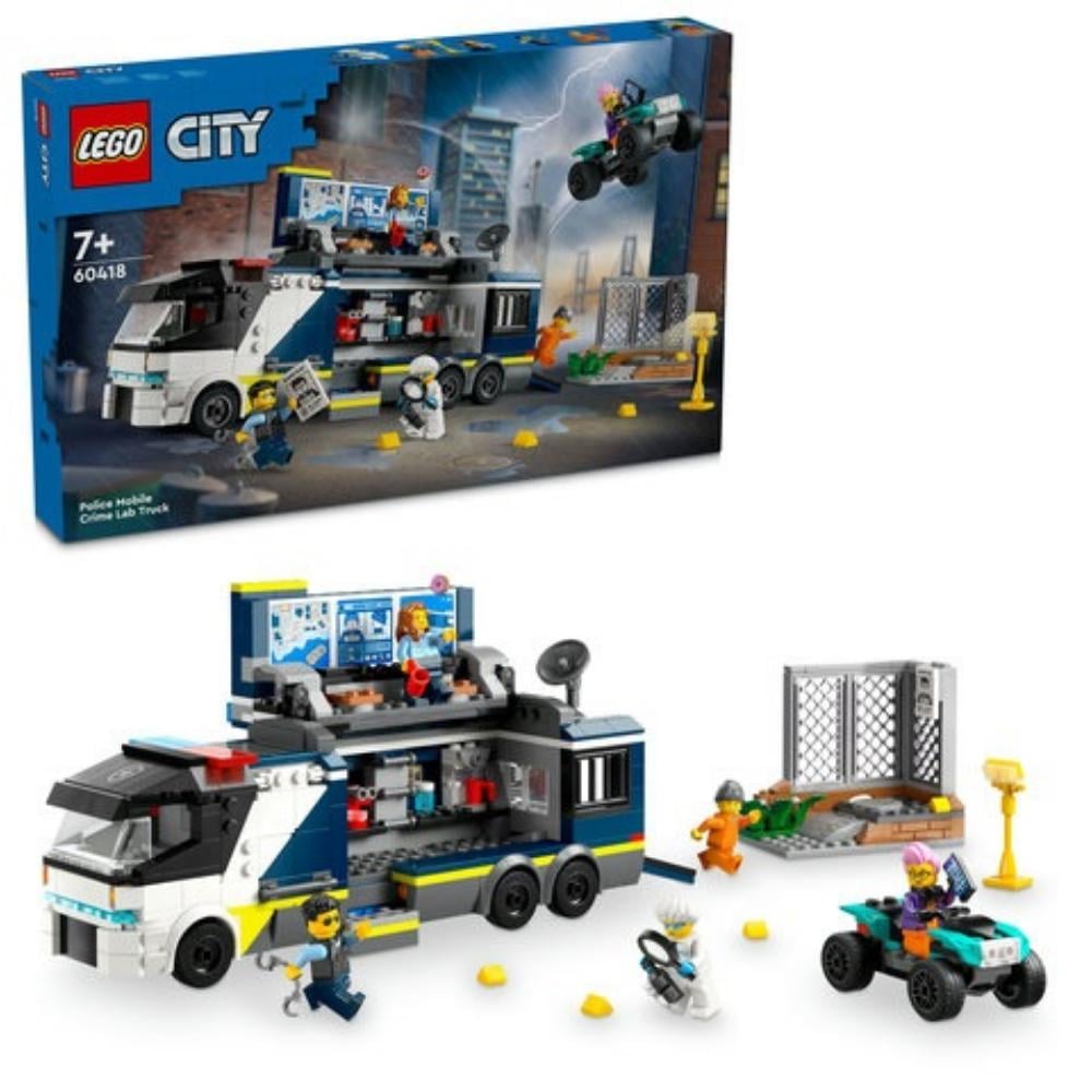 Lego City Police Truck With Laboratory (60418)