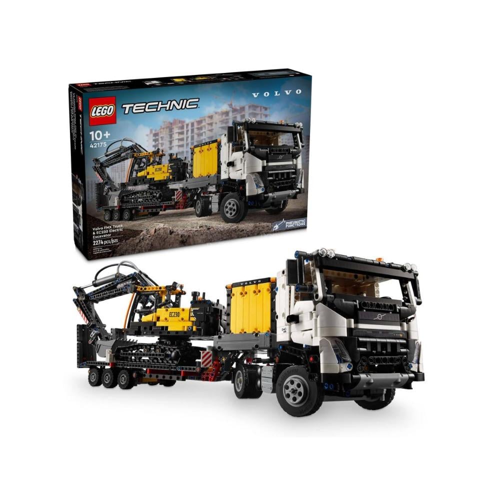 Lego Technic Volvo FMX Truck With EC230 Electric Crawler Excavator (42175) (LGO42175)