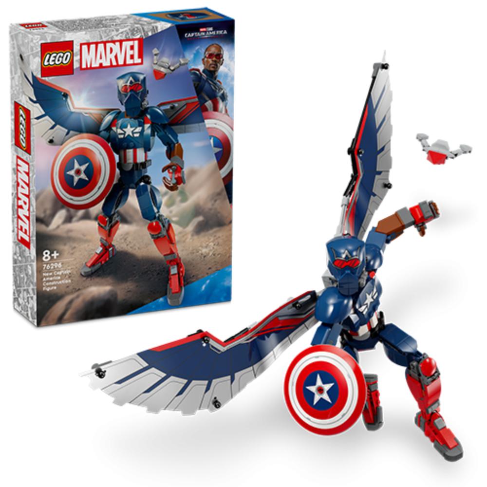 Lego Marvel Super Heroes New Captain America Construction Figure (76296)