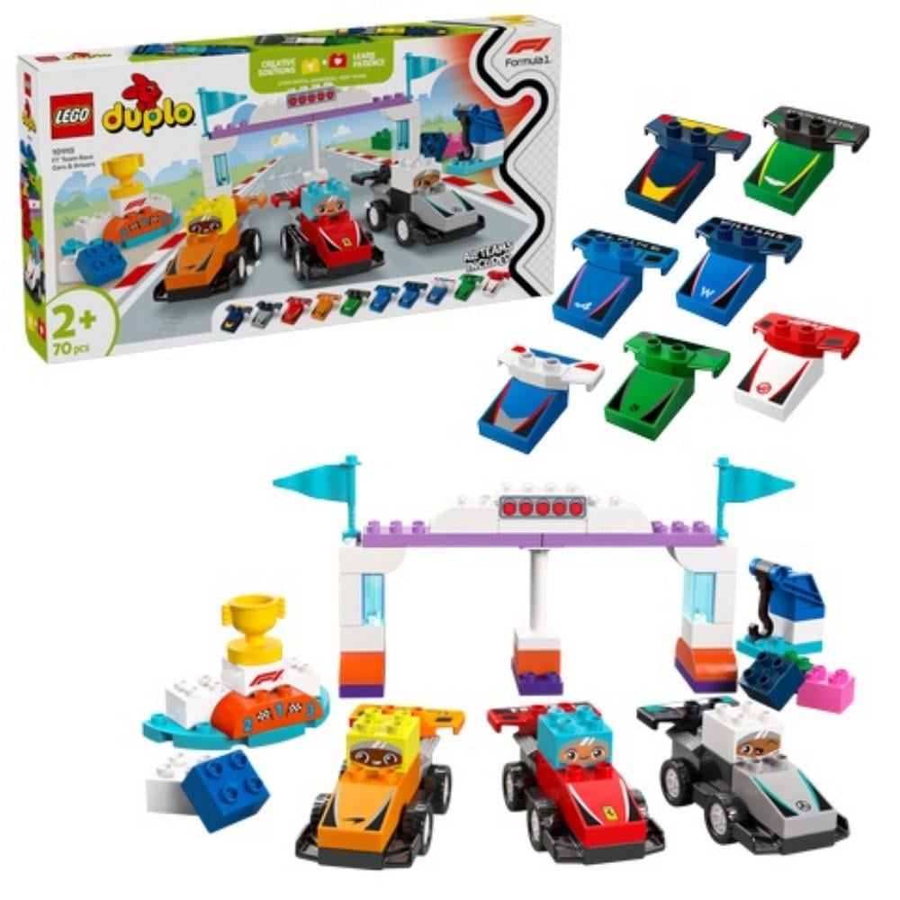 Lego Duplo F1 Team Racing Cars With Racers (10445)