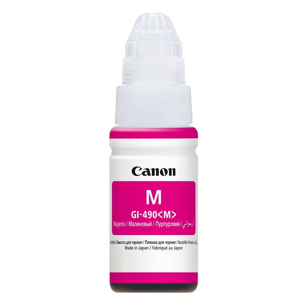 Canon Inkjet Ink GI-490 Magenta (0665C001) (CAN-GI490M)