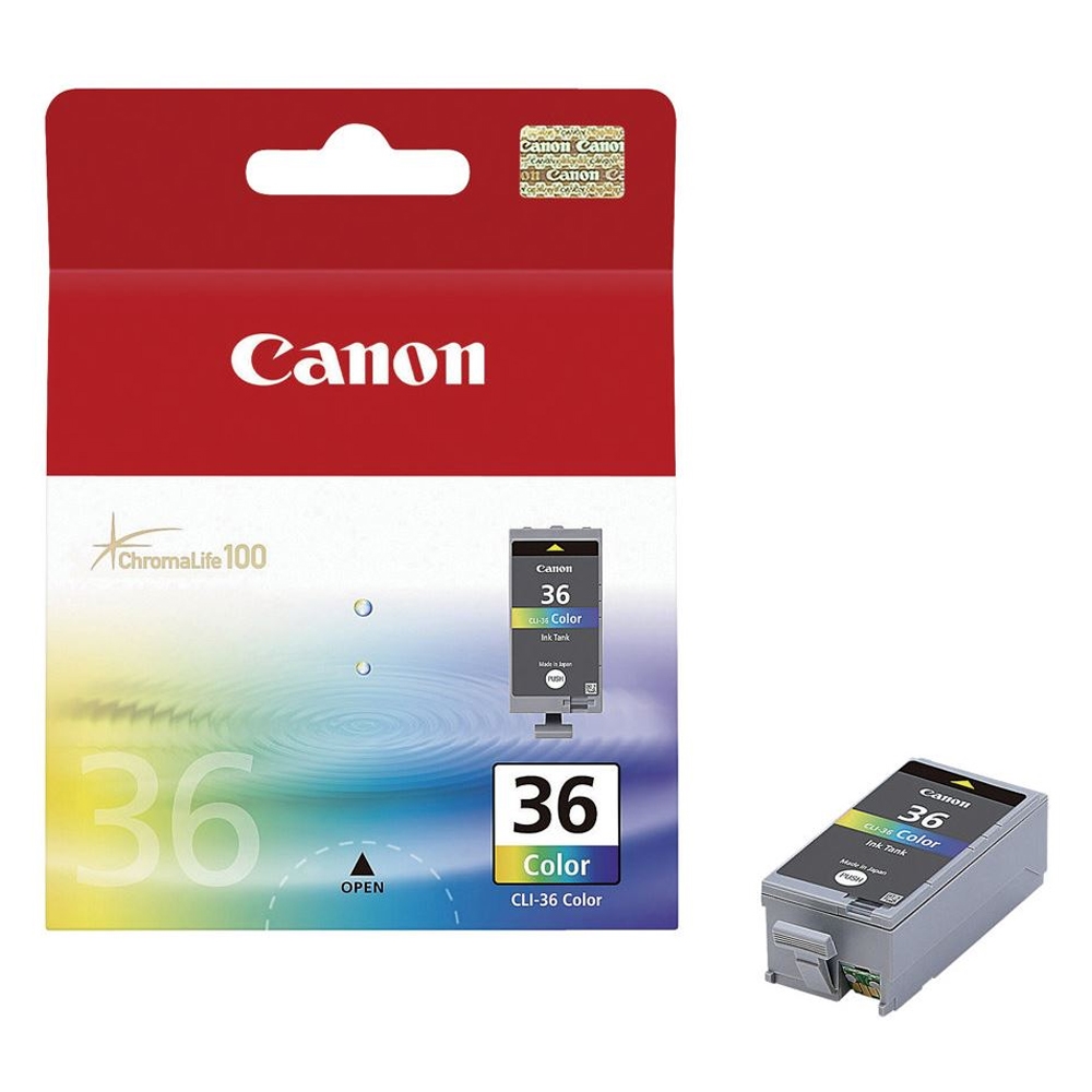 Canon Inkjet Ink CLI-36 Colour (1511B001)