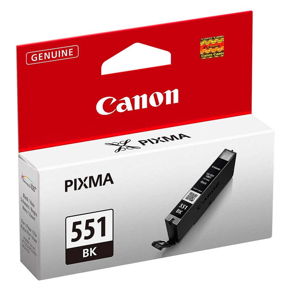 Canon Inkjet Ink CLI-551BK Black (6508B001) (CANCLI-551BK)