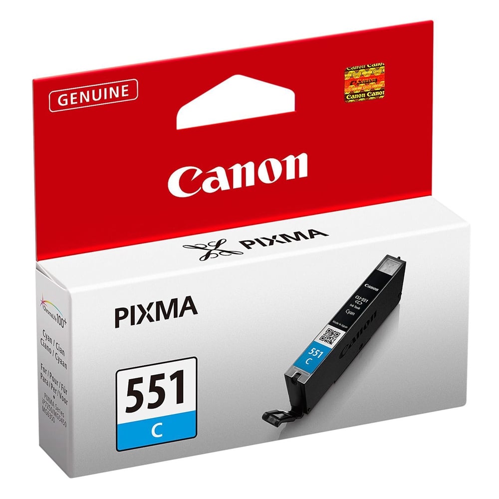 Canon Inkjet Ink CLI-551C Cyan (6509B001) (CANCLI-551C)