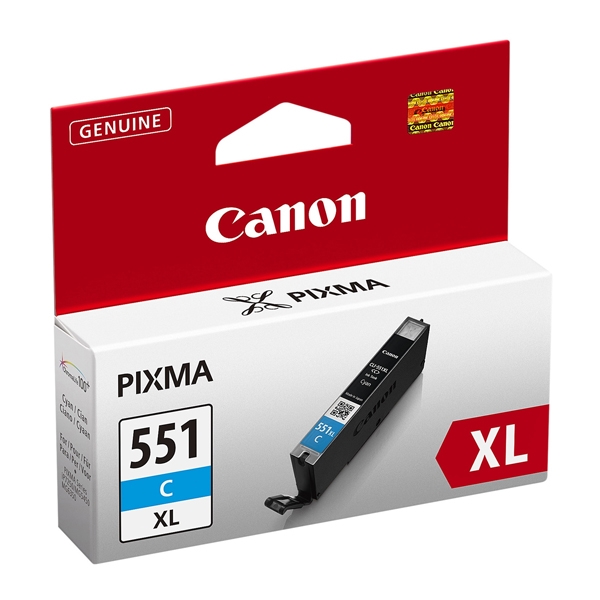 Canon Inkjet Ink CLI-551C XL Cyan (6444B001) (CANCLI-551CXL)