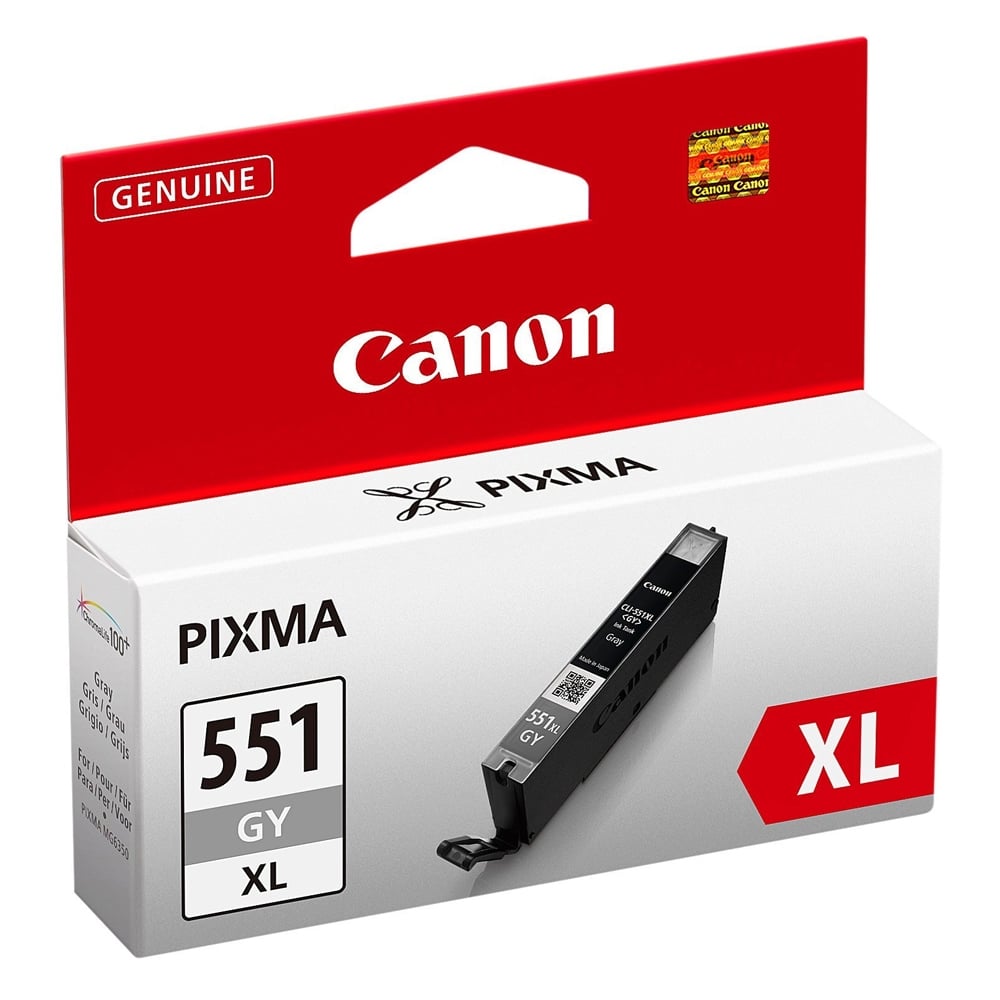 Canon Inkjet Ink CLI-551GYXL Grey (6447B001) (CANCLI-551GYXL)