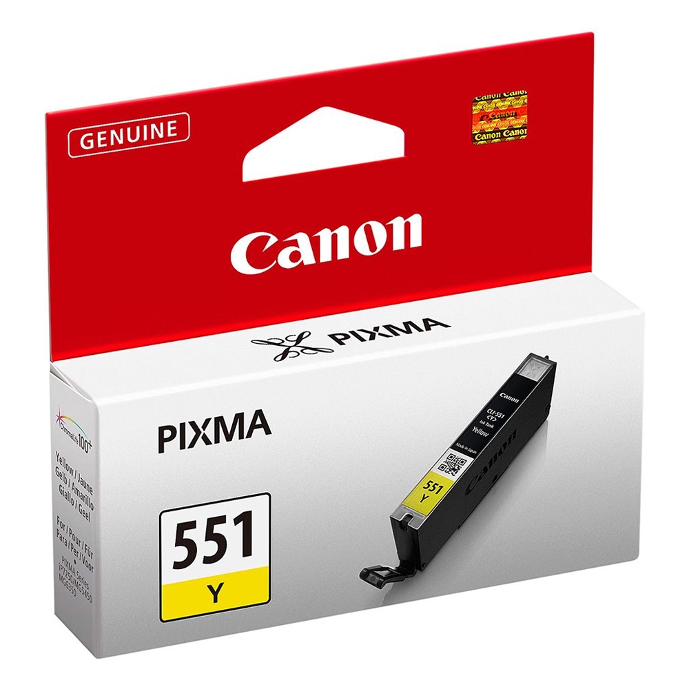 Canon Inkjet Ink CLI-551Y Yellow (6511B001)