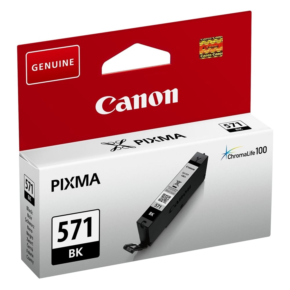 Canon Inkjet Ink CLI-571BK Black (0385C001)