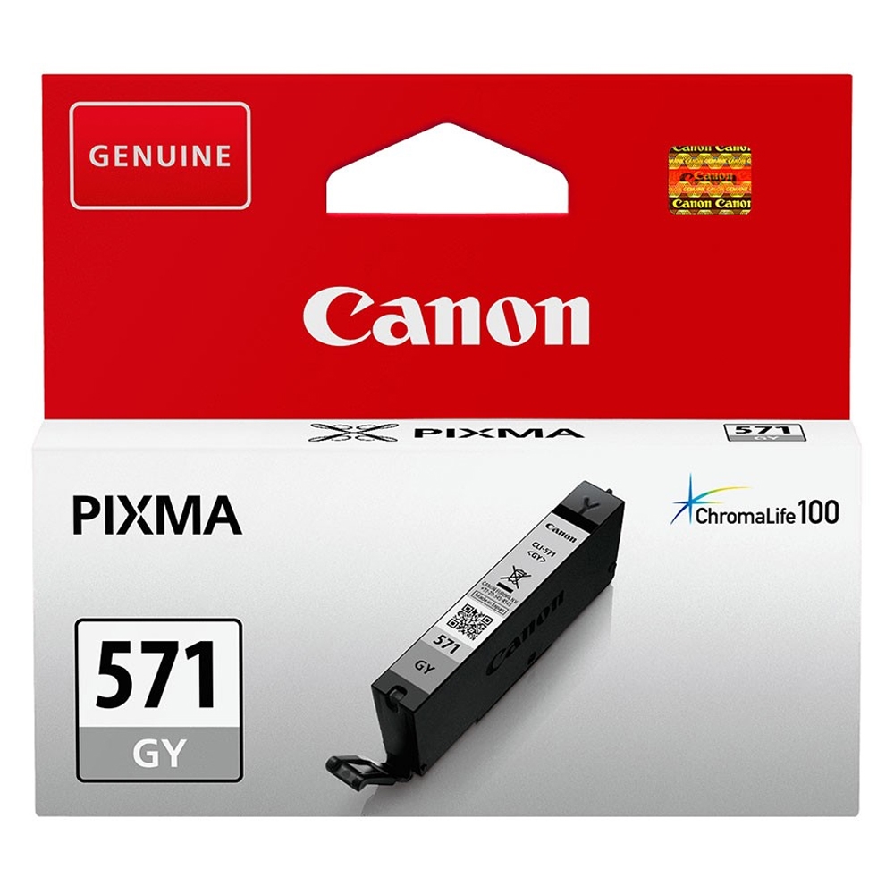 Canon Inkjet Ink CLI-571GY Grey (0389C001) (CANCLI-571GY)