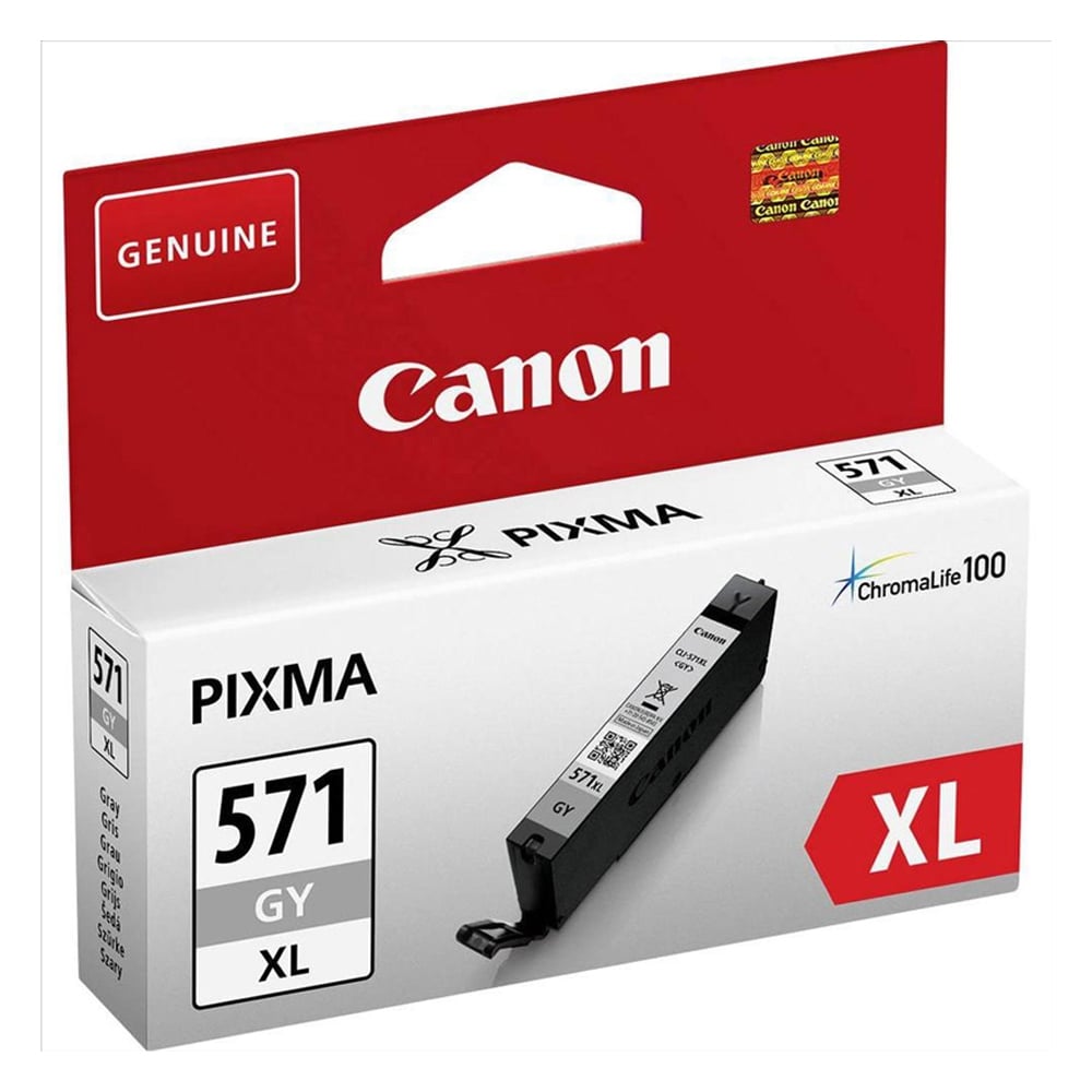 Canon Inkjet Ink CLI-571GY XL Grey (0335C001) (CANCLI-571GYXL)
