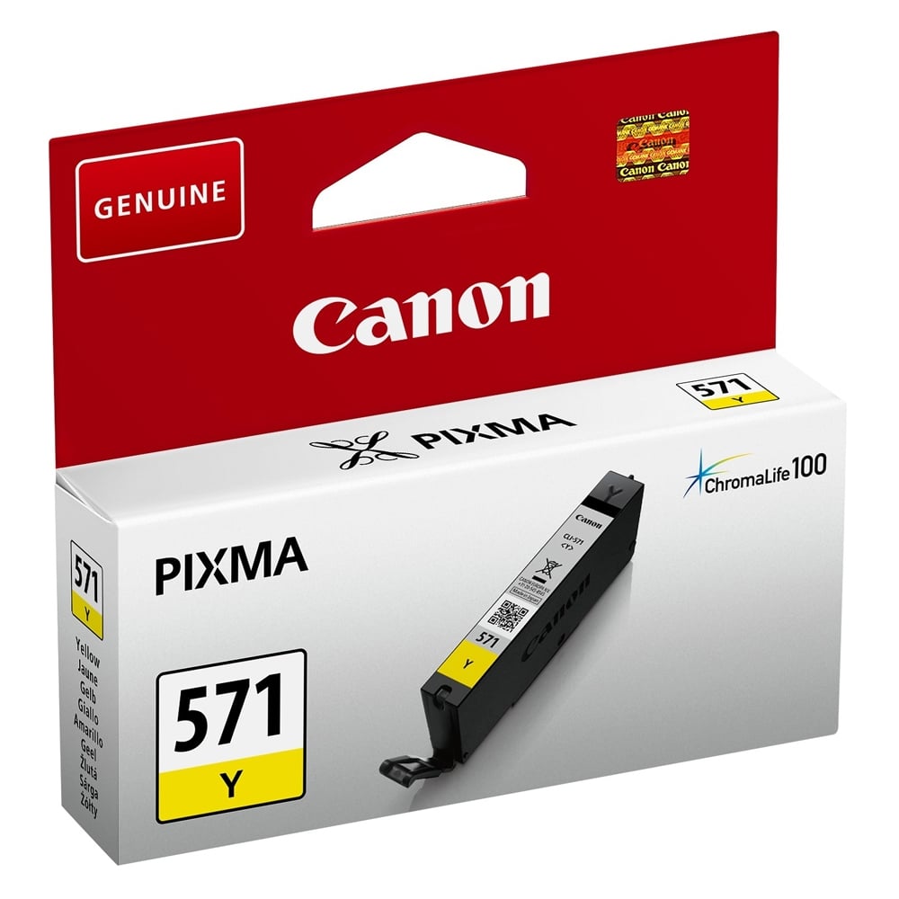 Canon Inkjet Ink CLI-571Y Yellow (0388C001)
