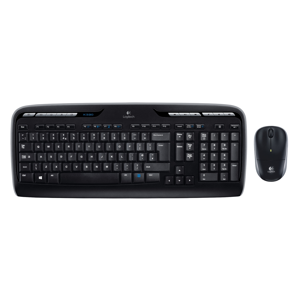 Logitech MK330 Desktop Combo (Black, Wireless) (LOGMK330)