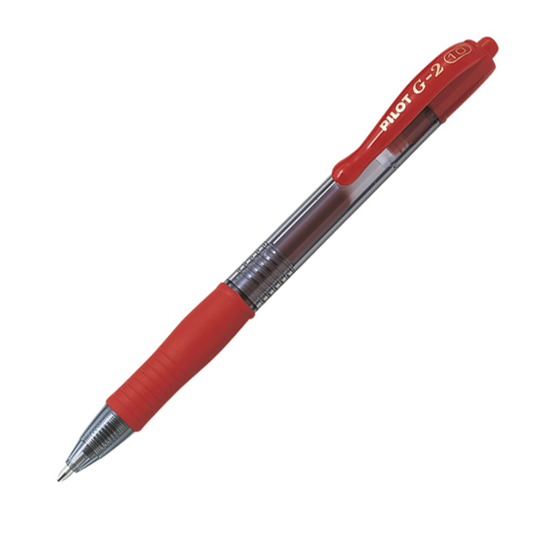 PILOT G-2 1.0 mm Gel Pen (Red) (2627002) (PILBLG21R)