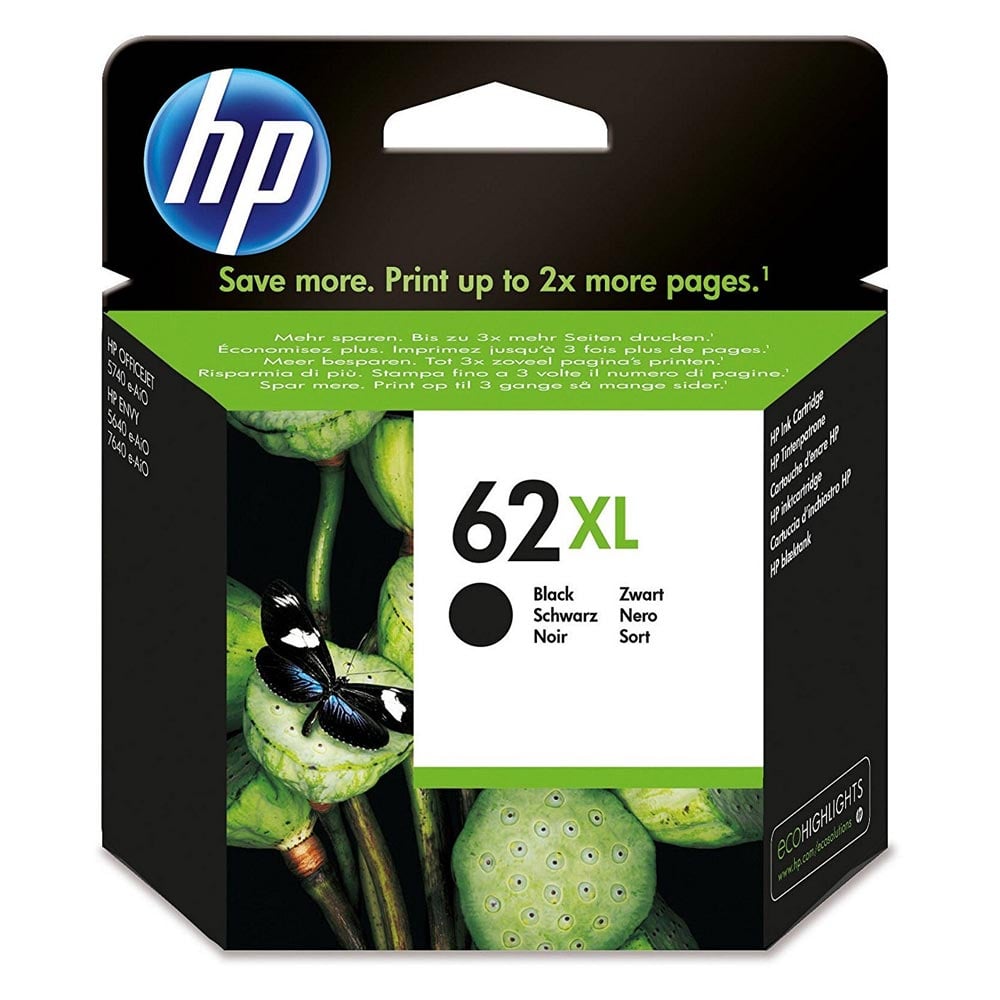 HP Inkjet Ink No.62XL Black (C2P05AE) (HPC2P05AE)