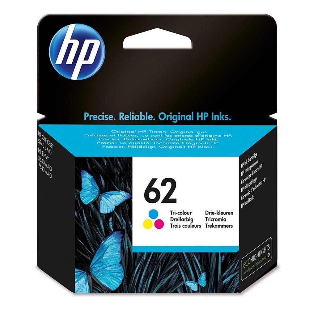 HP Inkjet No.62 Tri-Colour Ink (C2P06AE) (HPC2P06AE)