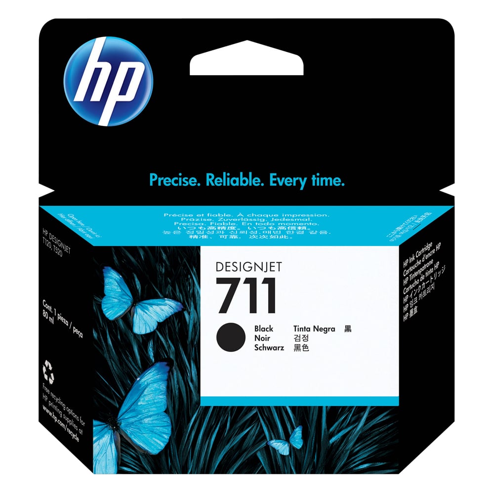 HP Inkjet Ink No.711XL Black (CZ133A) (HPCZ133A)