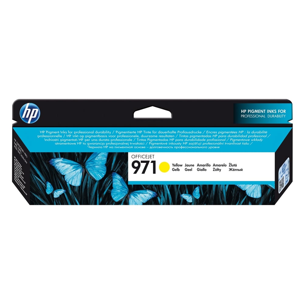 HP Inkjet No.971 Yellow Ink (CN624AE)