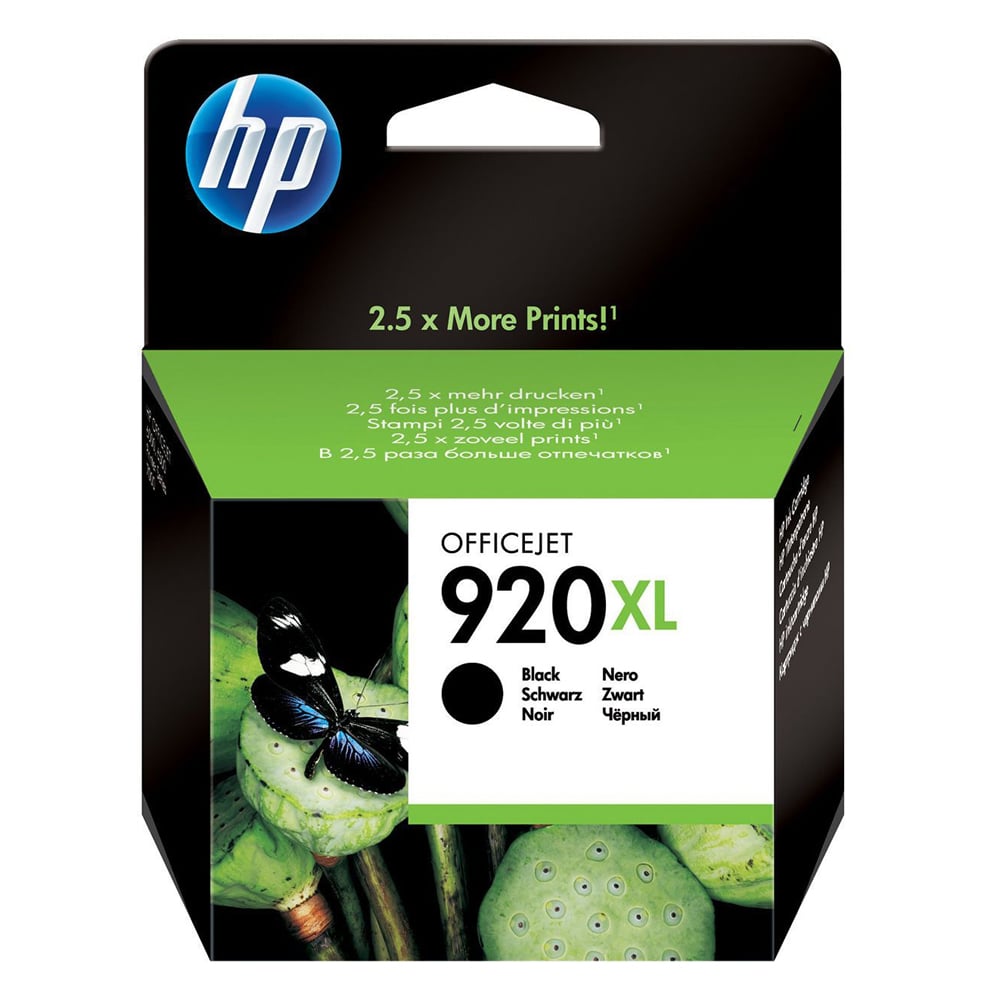 HP Inkjet No.920XL Black Ink (CD975AE)