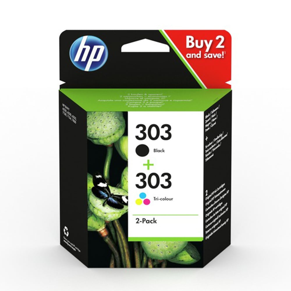 HP Inkjet 303 Black & Colour Multipack (3YM92AE)