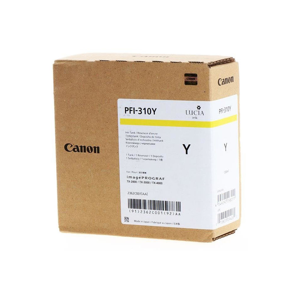 Canon Pigment Inkjet Ink PFI-310 Yellow (2362C001) (CANPFI-310Y)