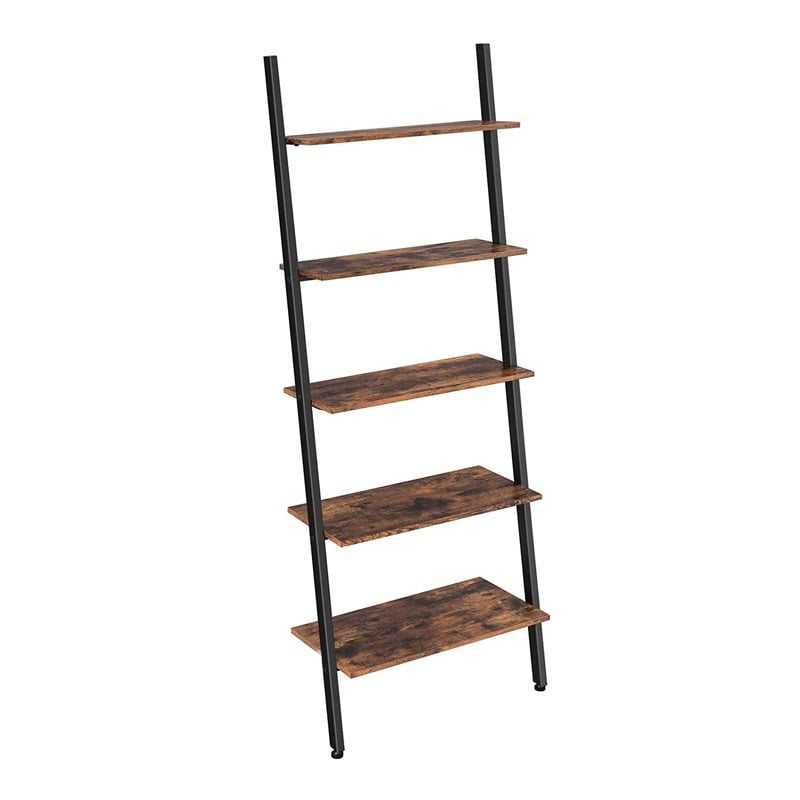 Metal Ladder Wall Shelf 64 x 34 x 186 cm Vasagle (LLS46BX) (VASLLS46BX)