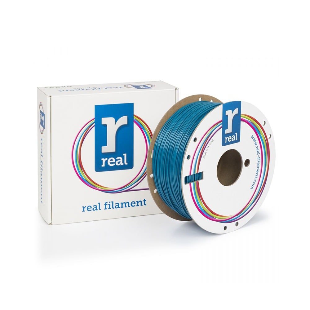 REAL PETG Recycled 3D Printer Filament - Blue - spool of 1Kg - 1.75mm