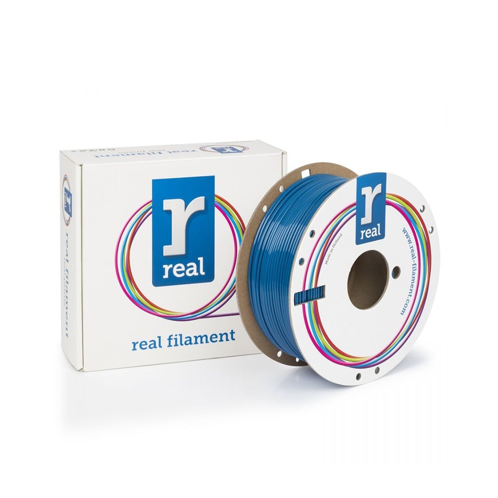REAL PETG 3D Printer Filament - Blue - Spool of 1Kg - 2.85mm (REALPETGRBLUE1000MM285)
