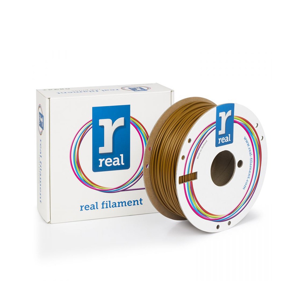 REAL PLA 3D Printer Filament - Orange - spool of 1Kg – 2.85mm (REALPLARORANGE1000MM285)