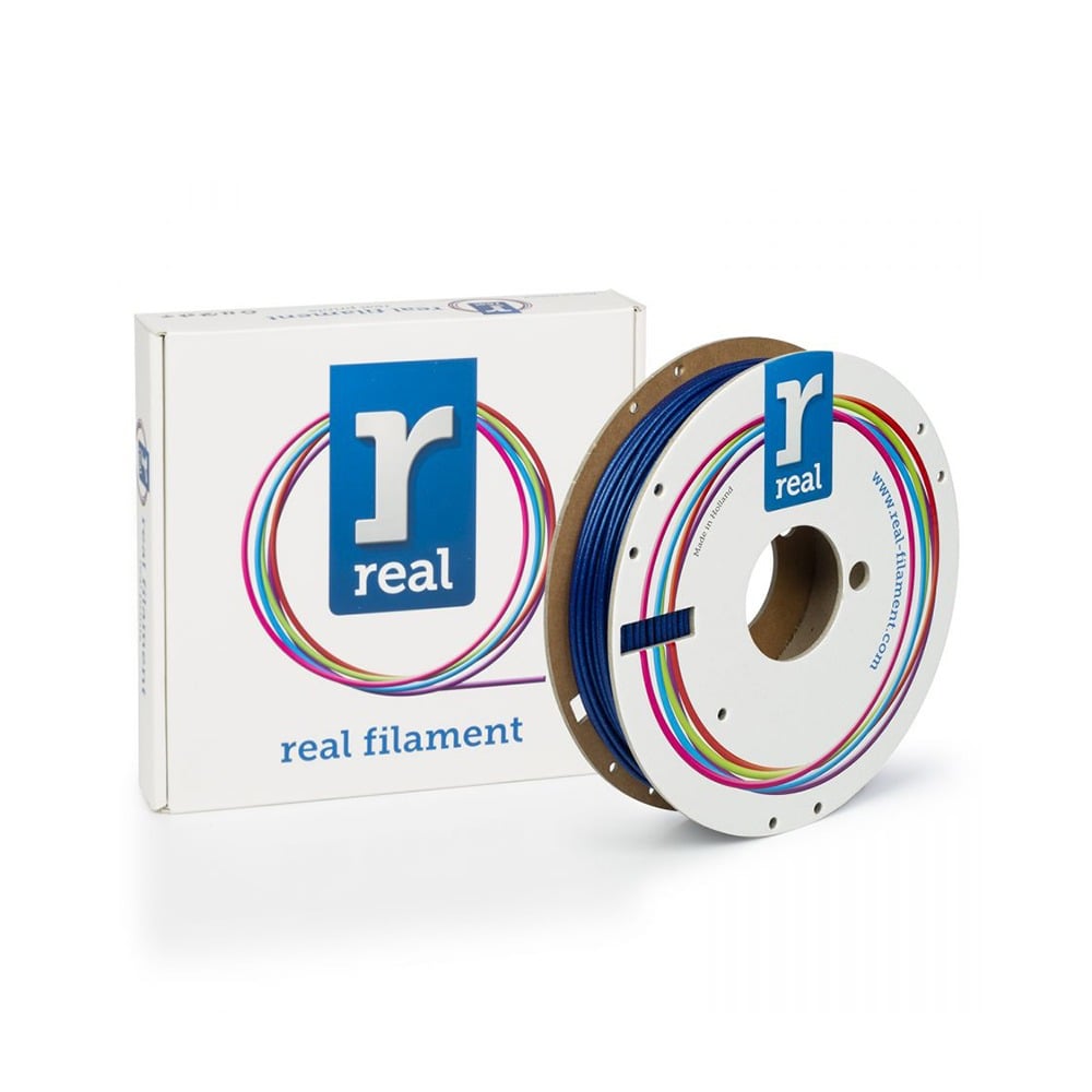REAL PLA 3D Printer Filament -Sparkle Crystal Blue- spool of 0.5Kg – 2.85mm